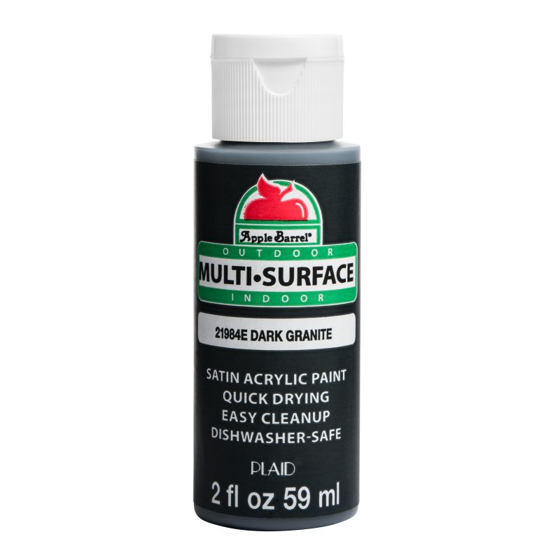 Apple Barrel Multi-Surface - Dark Granite (2oz)