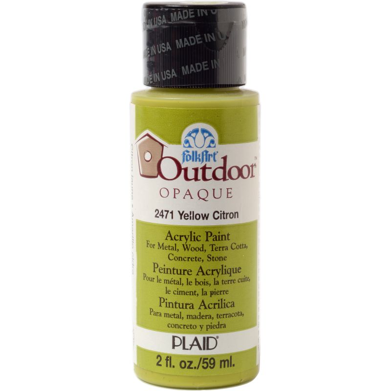 FolkArt Outdoor - Yellow Citron (2oz)