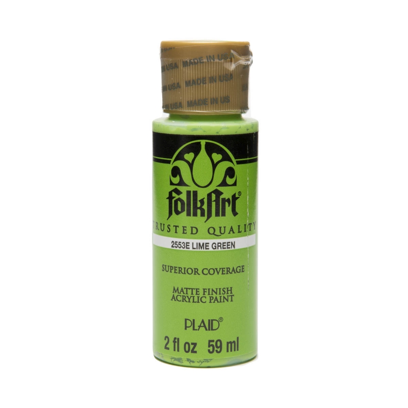 FolkArt Acrylic Paint - Lime Green (2oz)