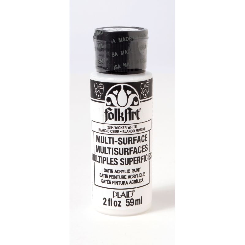 FolkArt Multi-Surface Satin - Wicker White (2oz)