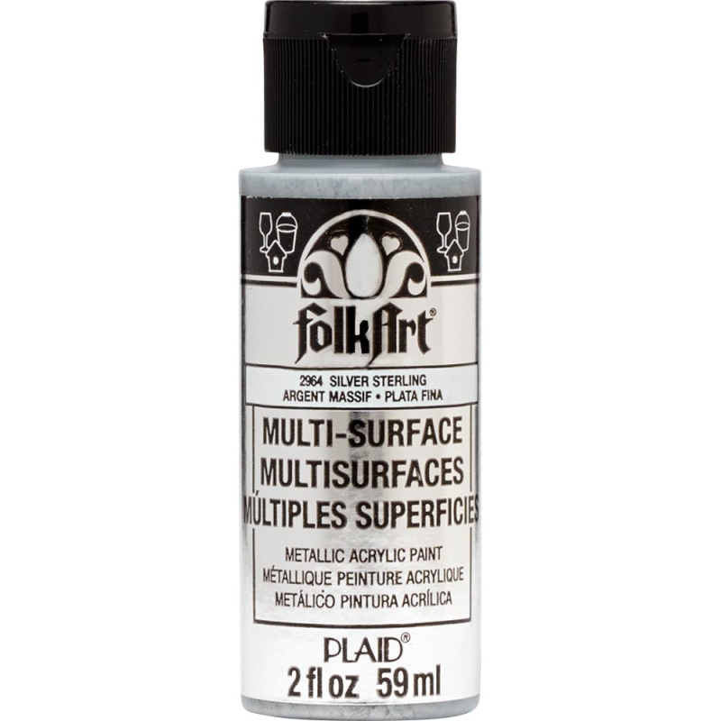 FolkArt Multi-Surface Metallic - Sterling Silver (2oz)