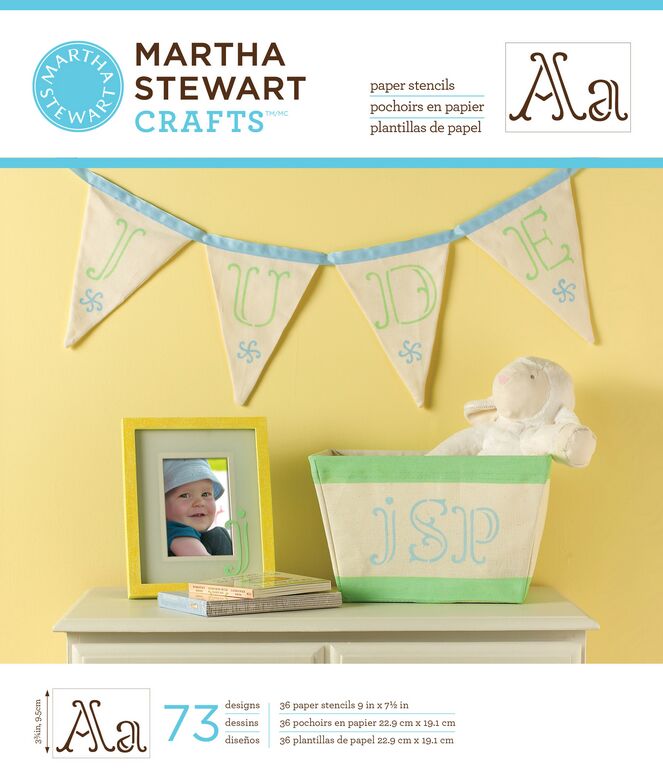 Martha Stewart Crafts - Ornate Alphabet Stencil