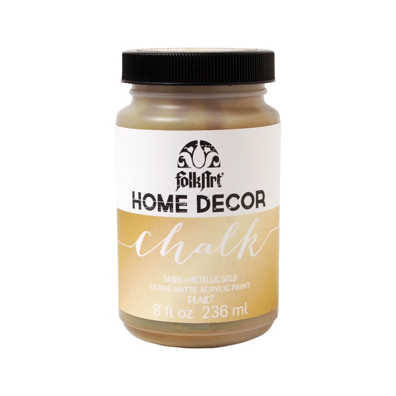 FolkArt Home Décor - Metallic Gold Chalk Paint (8oz)