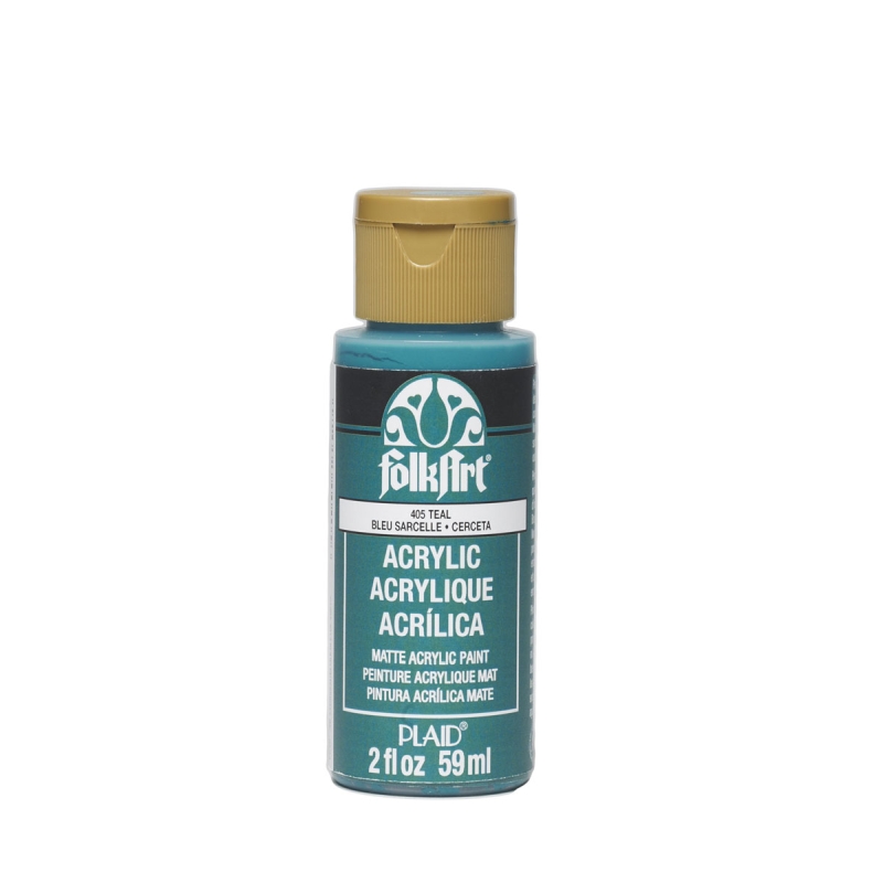 FolkArt Acrylic Paint - Teal (2oz)