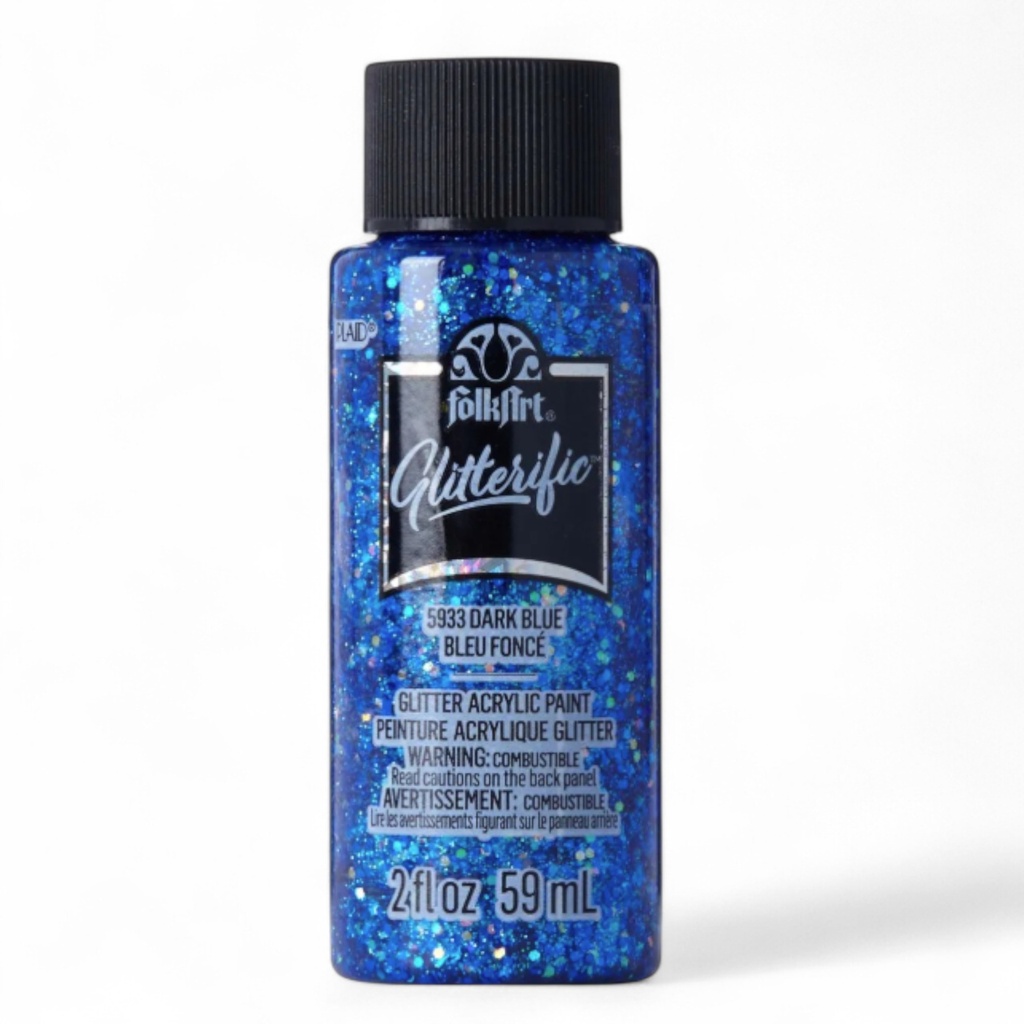 FolkArt Glitterific - Dark Blue (2oz)