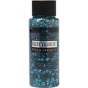 FolkArt Glitterific Icons - Mermaid Tail Polka Dots (2oz) 