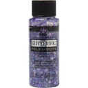 FolkArt Glitterific Icons - Lavender Polka Dots (2oz) 