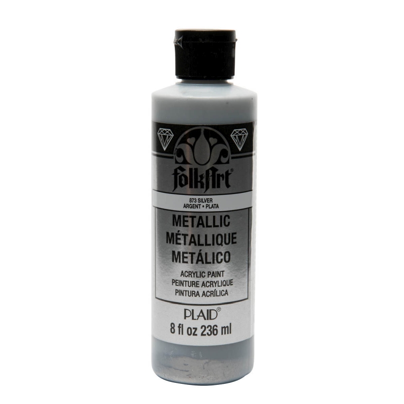 FolkArt Metallic - Silver (8oz)
