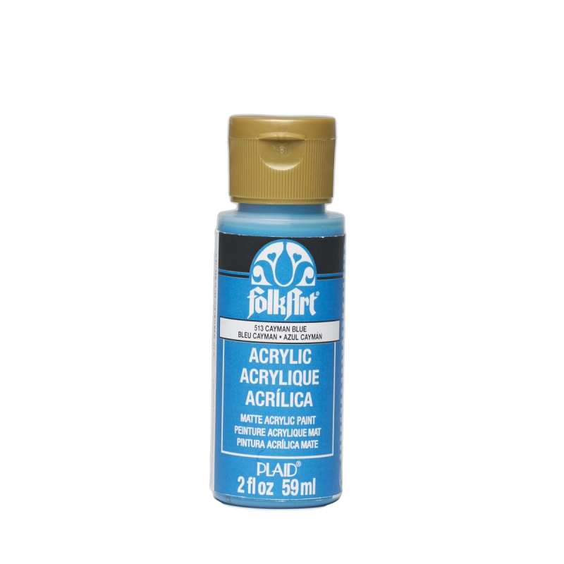 FolkArt Acrylic Paint - Cayman Blue (2oz)