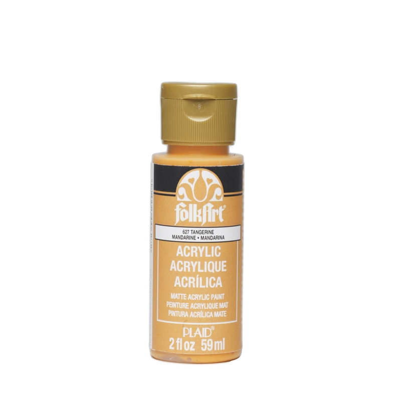 FolkArt Acrylic Paint - Tangerine (2oz)