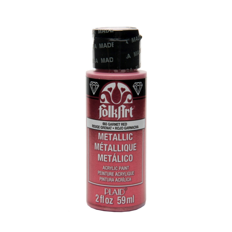 FolkArt Metallic - Garnet Red (2oz)