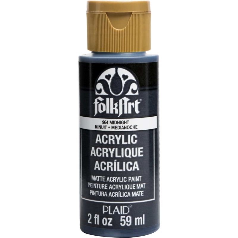 FolkArt Acrylic Paint - Midnight (2oz)