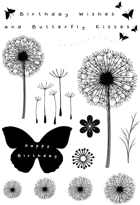 Sweet Dixie Birthday Kisses stamp set