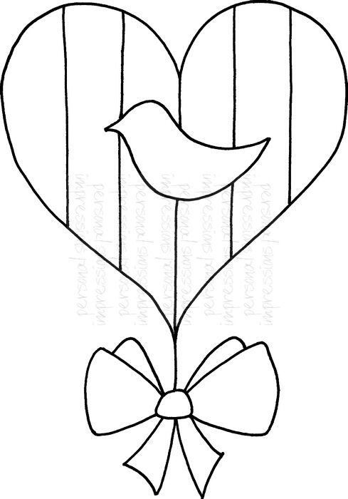 Sweet Dixie Zendoodle Folk Heart by Lindsay Mason