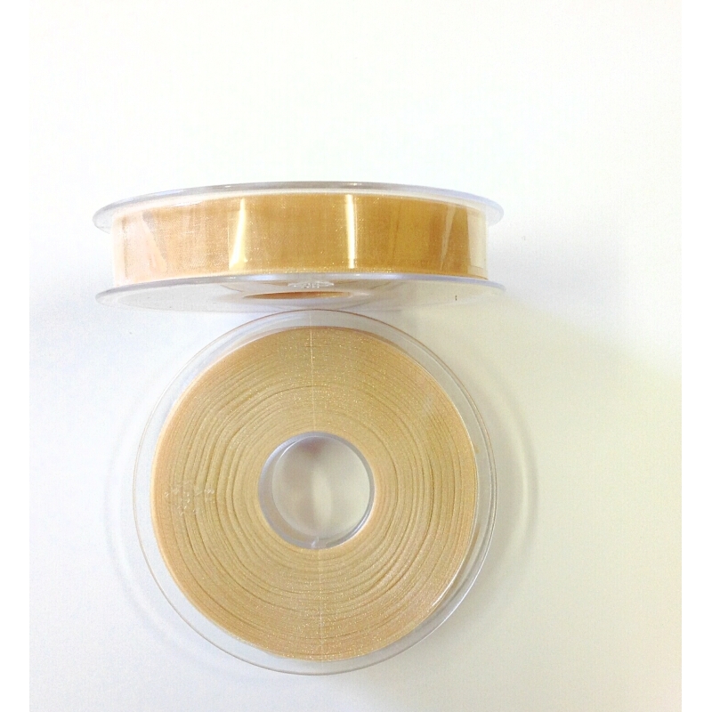 Gold Chiffon Ribbon Sold in Singles