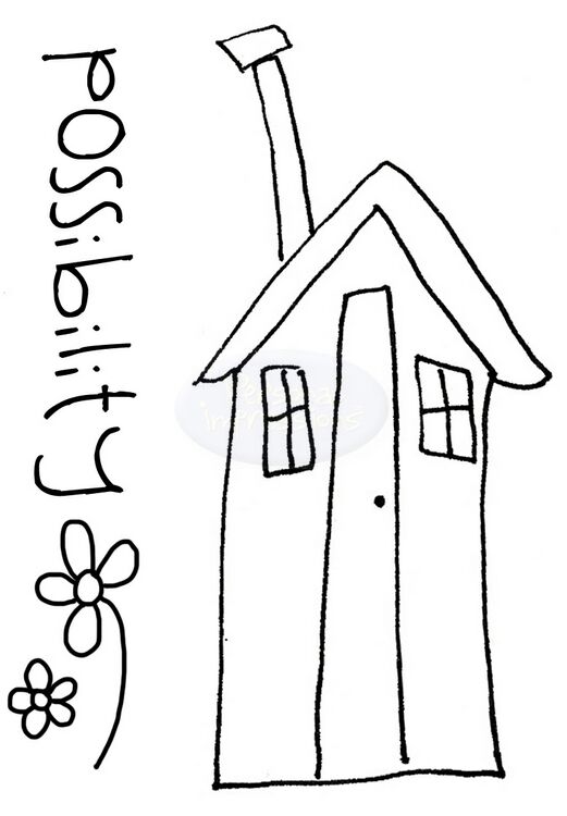 Polkadoodles House of Possibility stamp set