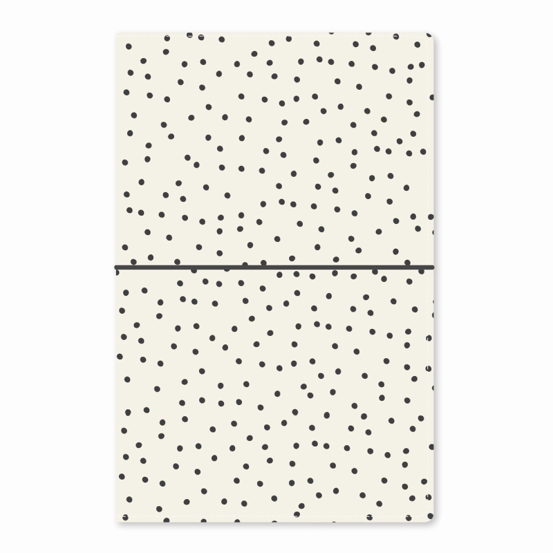 Cream Dot Traveller's Notebook