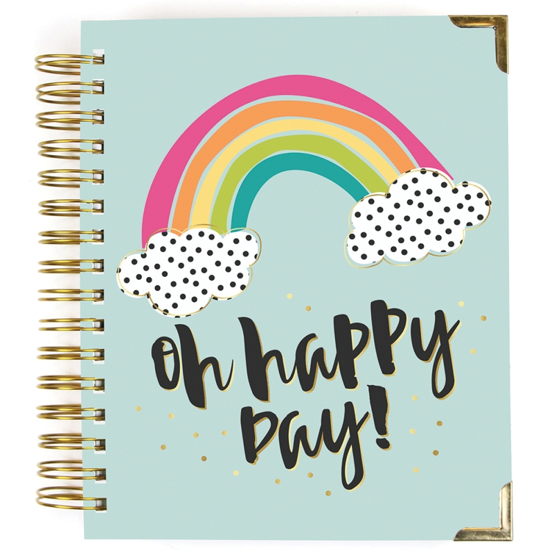 2019-2020 Oh Happy Day17 Month Weekly Spiral Planner