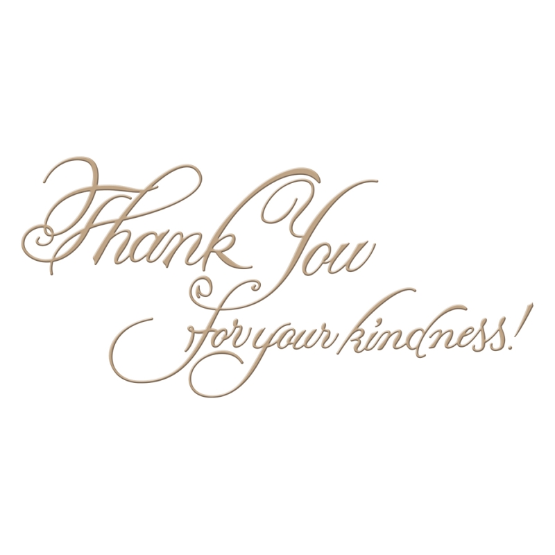 Copper plate Script Kindness Glimmer Plate