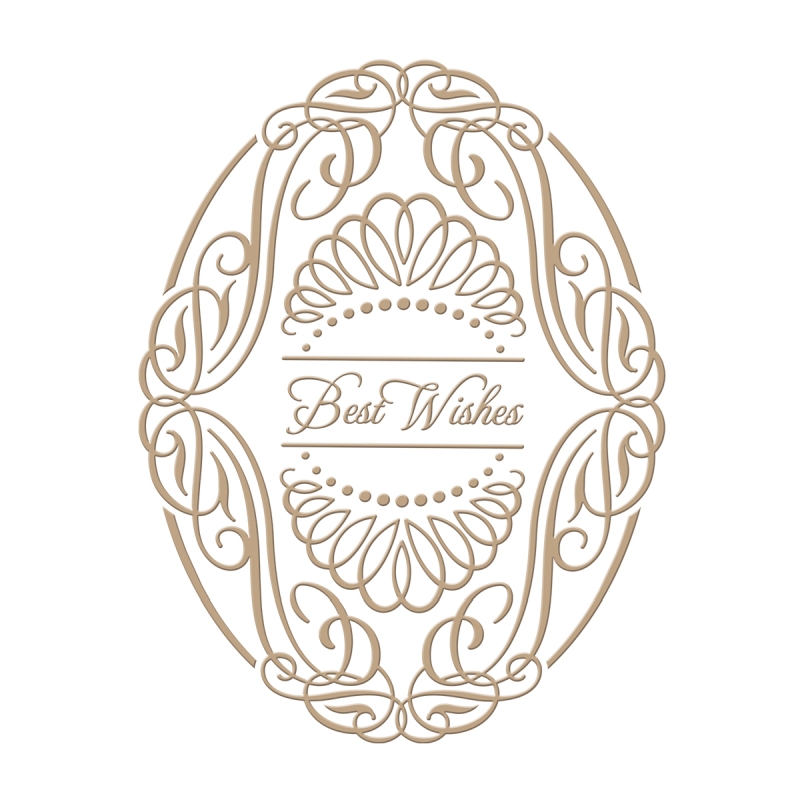 Spellbinders Glimmer Plate - Elegant Oval  