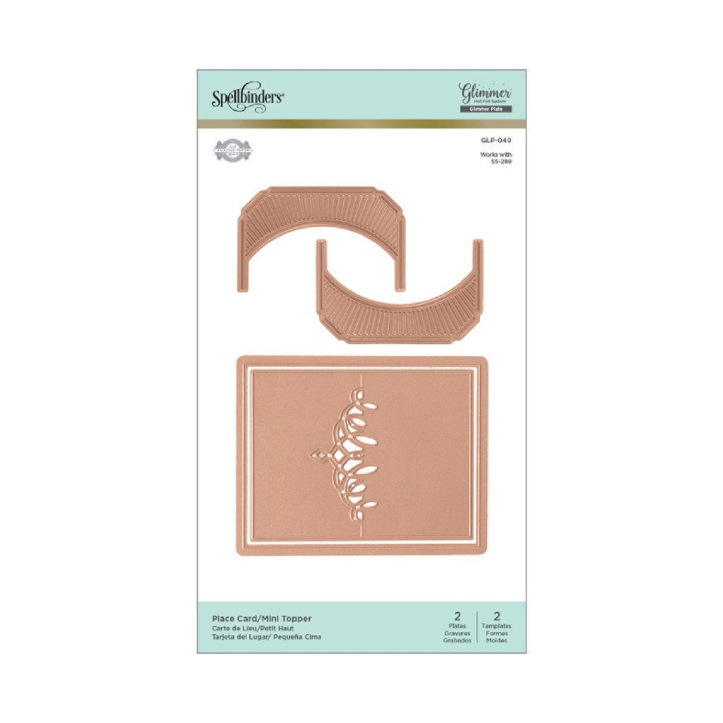 Spellbinders - Place Card/Mini Topper Glorious Glimmer Plate