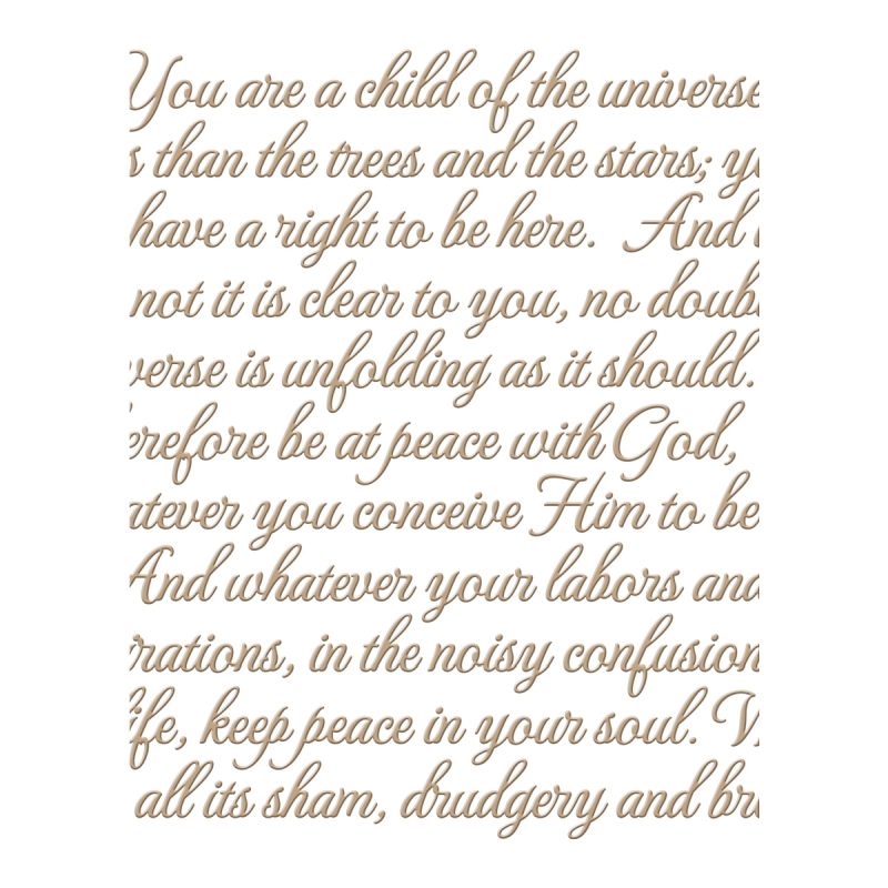 Spellbinders - Elegant Background Glorious Glimmer Plate