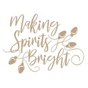 Spellbinders - Making Spirits Bright Holiday Glimmer Plate