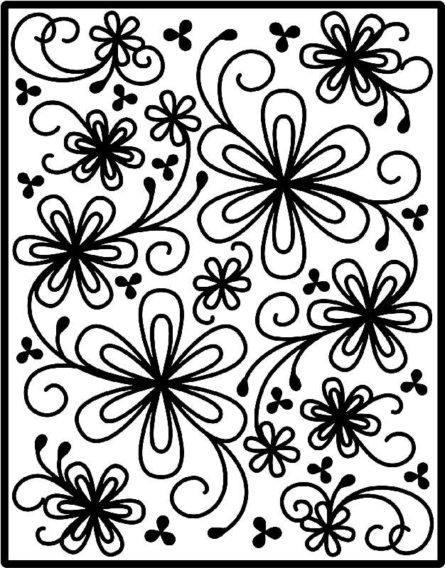 Spellbinders Impressabilities - Flower Silhouette