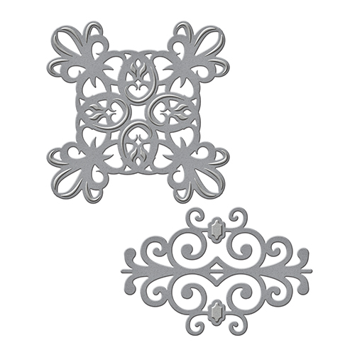 Spellbinders Die D-Lites Iron Romance Accents