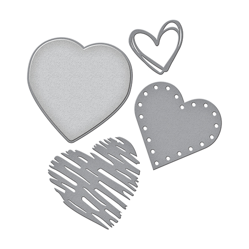 Spellbinders Die D-Lites - Hearts