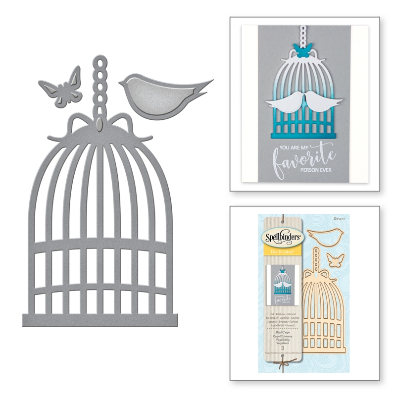 Spellbinders Die D-Lites - Bird Cage