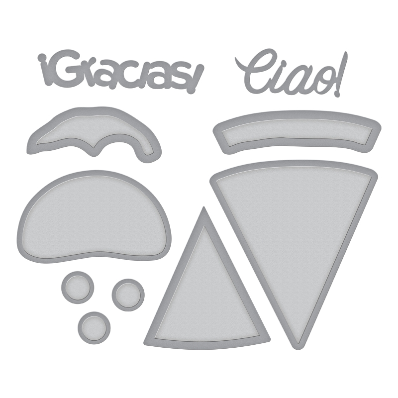 Spellbinders Die D-Lites - Party Food 