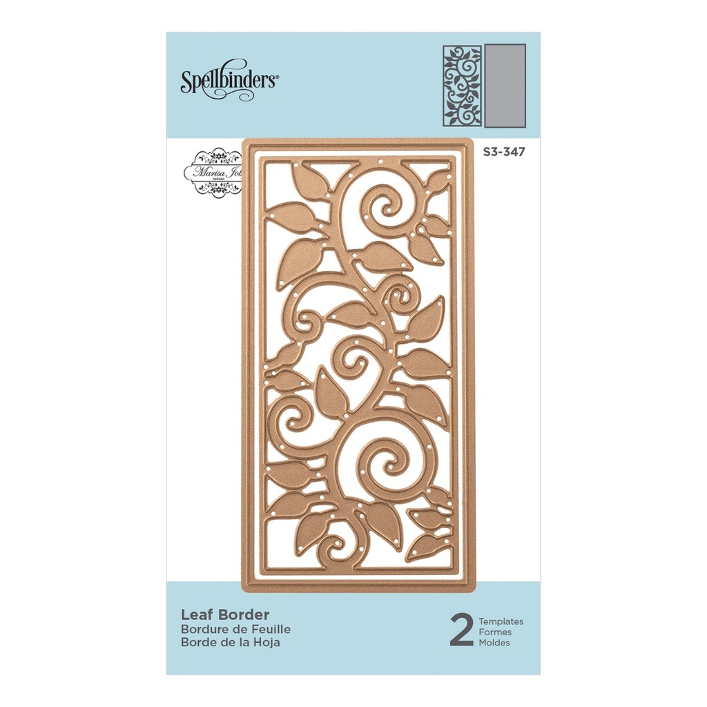Spellbinders Die D-Lites - Leaf Border