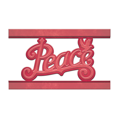 Spellbinders Shapeabilities - Strip Dies - Peace 