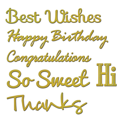 Spellbinders Shapeabilities Phrase Set 1