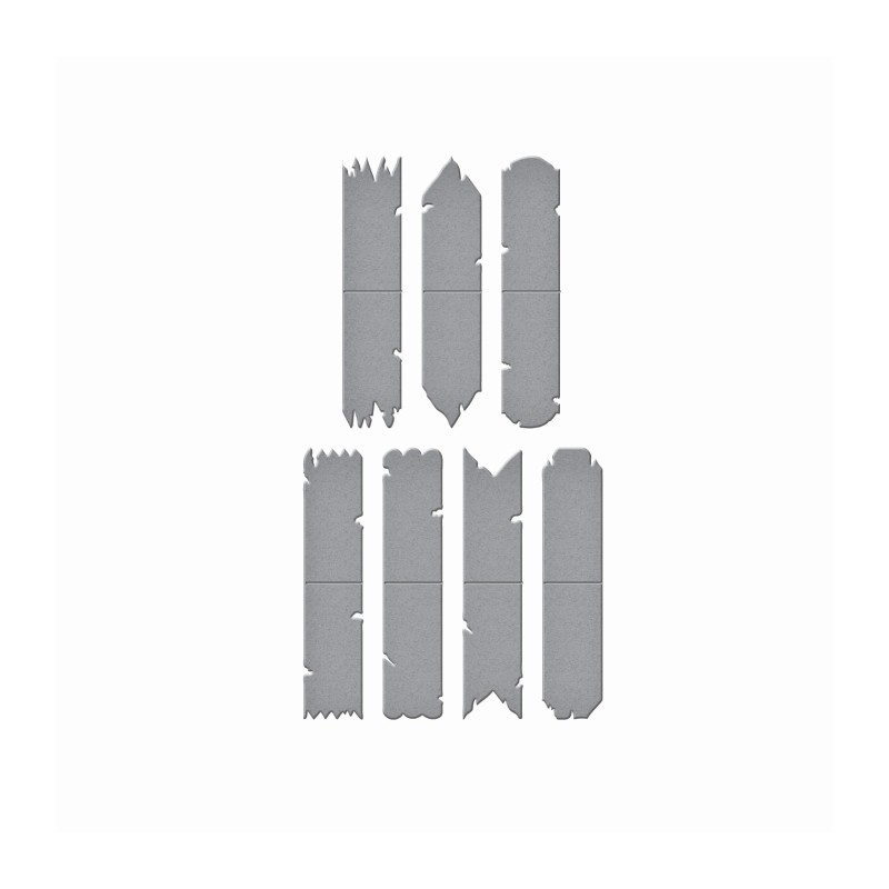 Spellbinders - Frayed Tabs