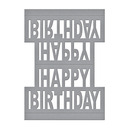 Spellbinders - Happy Birthday PopUp