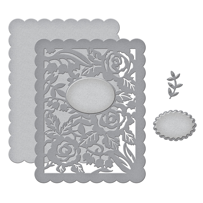 Spellbinders - Floral Panel Card - Shapeabilities