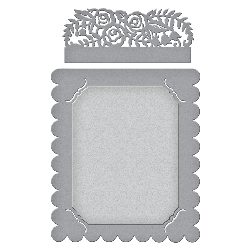 Spellbinders - Floral Photo Frame - Shapeabilities