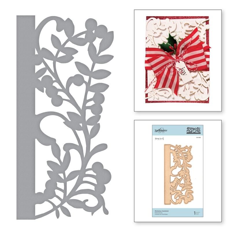 Spellbinders - Mistletoe Gatefold Etched Dies