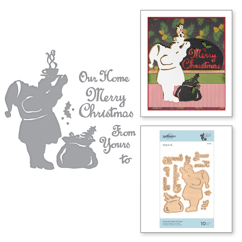 Spellbinders - From Our Home to Yours Etched Dies