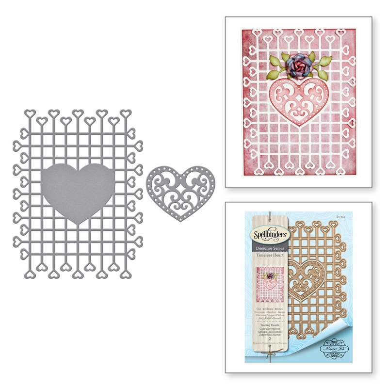 Spellbinders Designer Series - Trailing Hearts