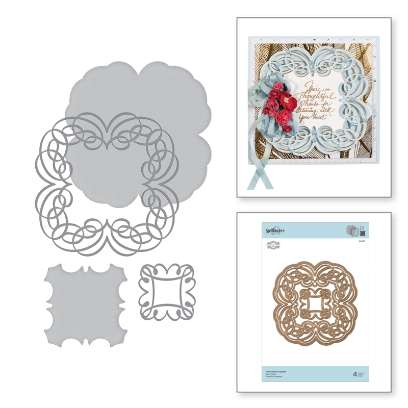 Spellbinders Shapeabilities - Flourished Square