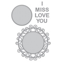 Spellbinders Shapeabilities - Miss You Swirl 