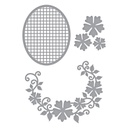 Spellbinders Shapeabilities - Floral Oval