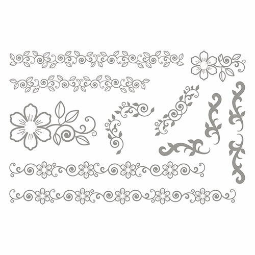 Spellbinders Triple Flip Stamps