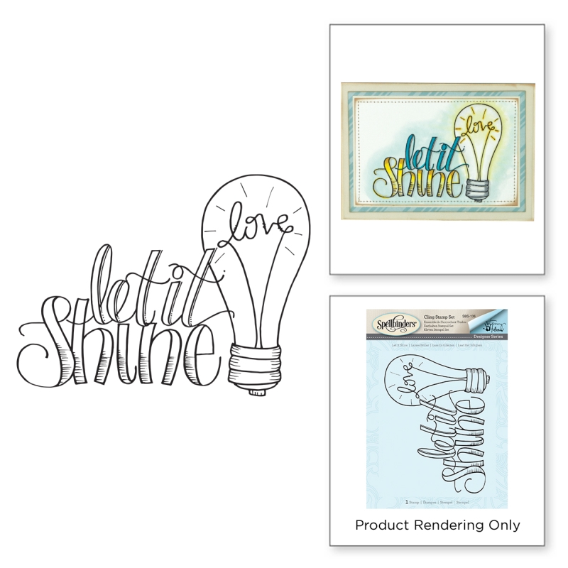 Spellbinders Let it Shine Stamps stamp set