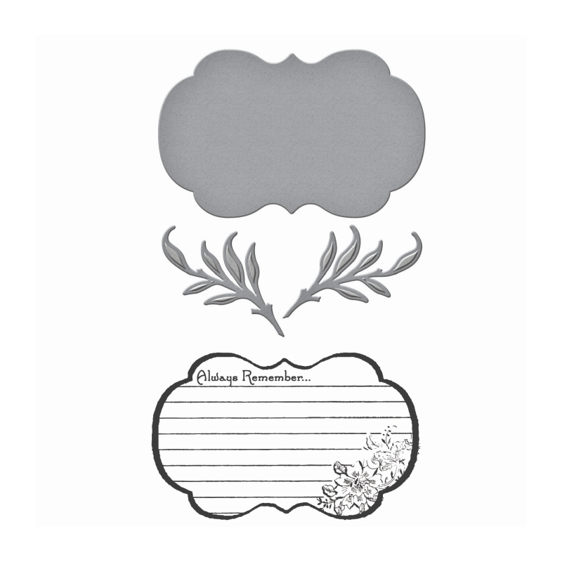 Spellbinders Stamp & Die Set - Always Remember