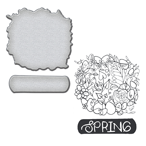 Spellbinders Stamp & Die Set - Spring
