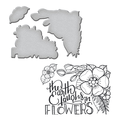 Spellbinders Stamp & Die Set - Earth Laughs